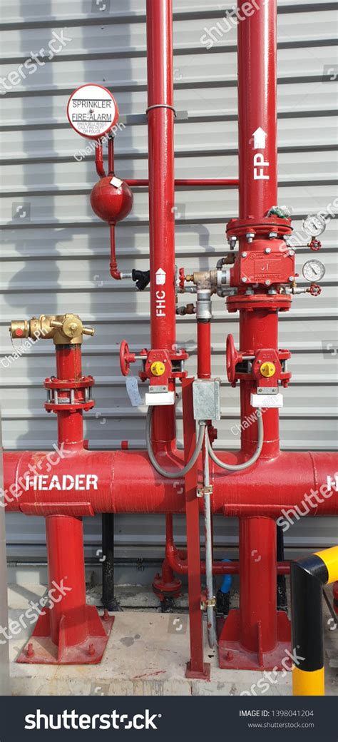 Fire Suppression System Installation Alarm Check Stock Photo (Edit Now ...