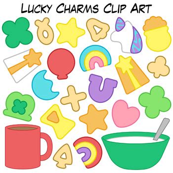 Lucky Charms Clip Art by Digital Classroom Clipart | TPT