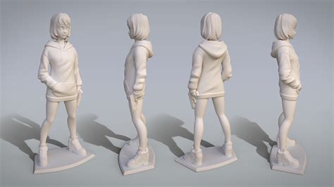 ArtStation - 3D Print - Anime Girl | Resources