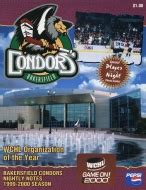 Bakersfield Condors 1999-00 roster and scoring statistics at hockeydb.com