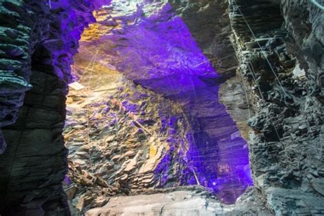 Zip World Caverns, the world's largest underground zip line is opening ...