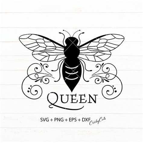 Queen Bee PNG SVG - Etsy