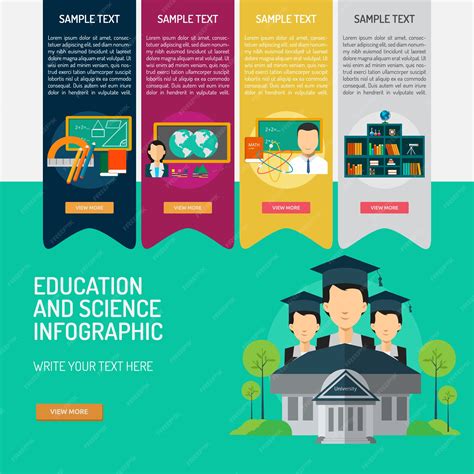 Free Vector | Education infographic template