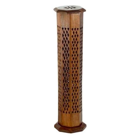 Wooden Incense Burner Tower - Decorative in 2021 | Incense burner, Wood laser ideas, Decor