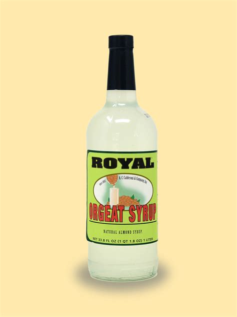 ROYAL Orgeat Syrup – A.C. CALDERONI