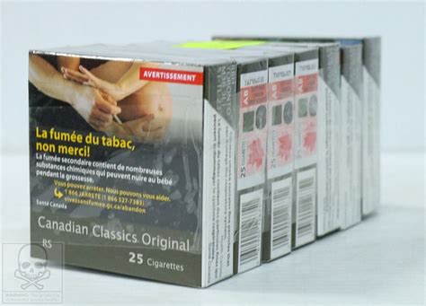 7 PACKS OF 25 CANADIAN CLASSIC SELECT CIGARETTES