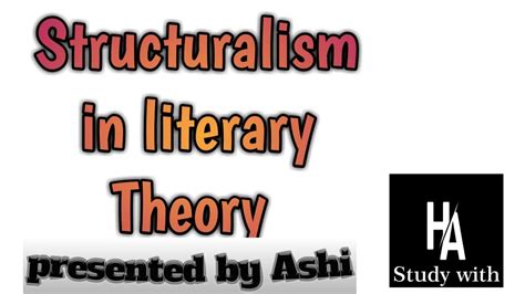 Structuralism in literary Theory - YouTube