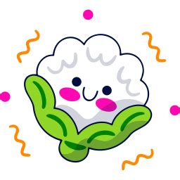 Cauliflower sticker Cute Doodles Drawings, Kawaii Doodles, Classroom Clipart, Cute Cartoon ...