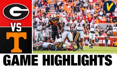 #1 Georgia vs Tennessee | College Football Highlights - YouTube