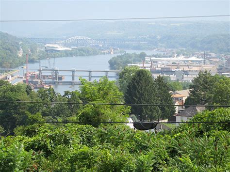 Charleroi, PA : View from the Lock Four area of Charleroi, Pennsylvania photo, picture, image ...