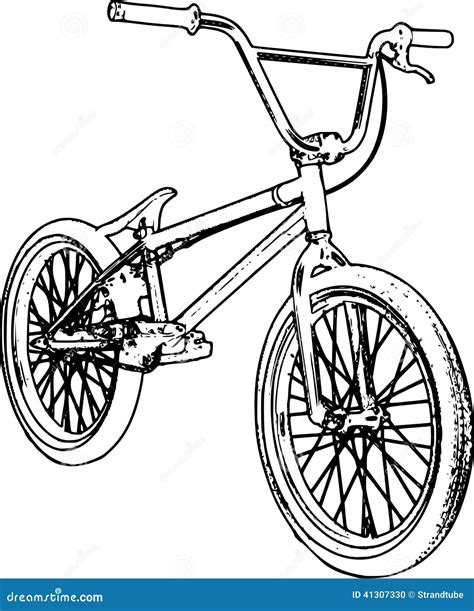 Photo stock: Retro BMX Sketch. Image: 41307330