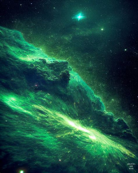 Green Nebula by SatoruRoom on DeviantArt