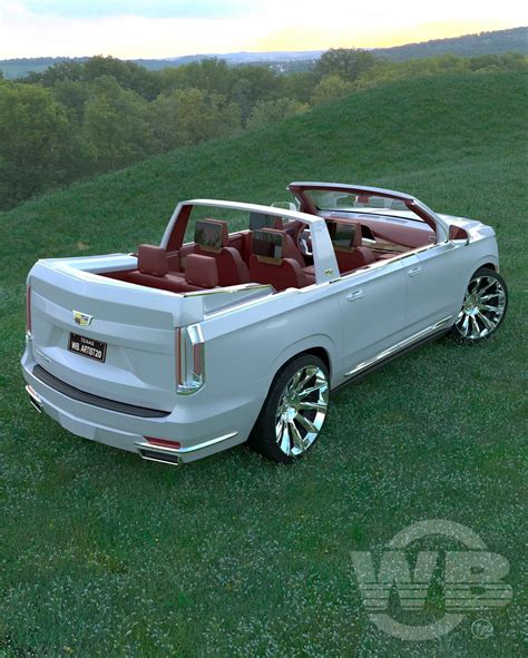 Cadillac Escalade Convertible Rendering Mixes Opulent Styling and Open-Air Fun - autoevolution