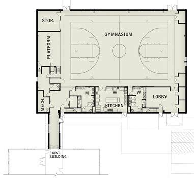 High School Gymnasium Floor Plan