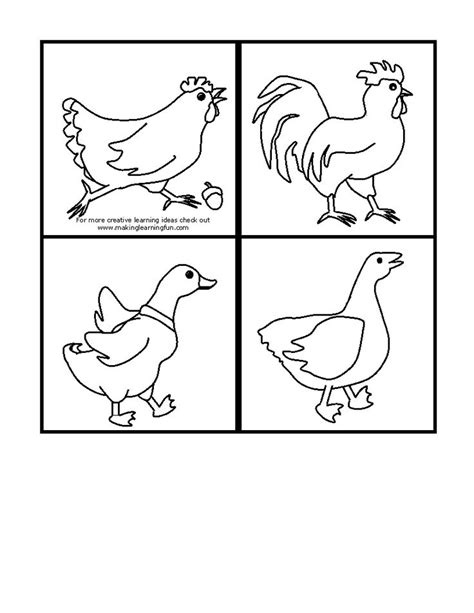 Henny Penny Characters Printable - Printable Word Searches