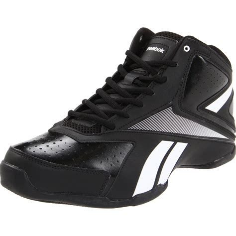 Reebok Reebok Mens Court General Mid Basketball Shoe in Black for Men ...