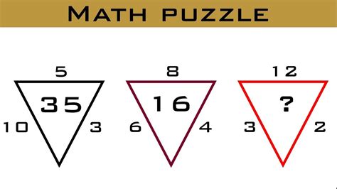 Best maths puzzles with answers