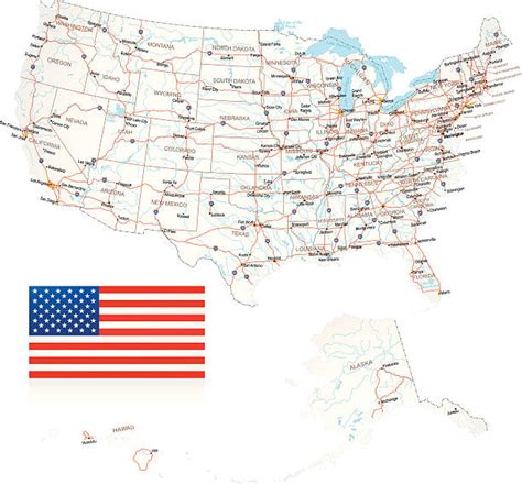 Us Road Maps States Cities