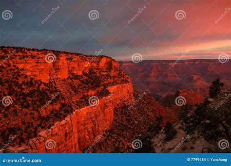 Sunrise at Grand Canyon stock photo. Image of south, travel - 7799484