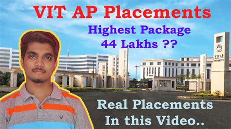 VIT AP Placements and Internships 🥹|Real Placements Analysis of VIT AP 2020 - YouTube