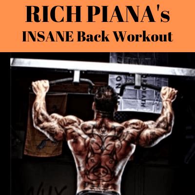 Rich Piana's Back Workout For Guaranteed Growth - Sunce Fit