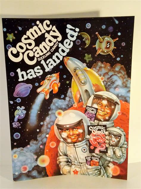 Space Dust / Cosmic Candy Poster - Retro Toy Revivals