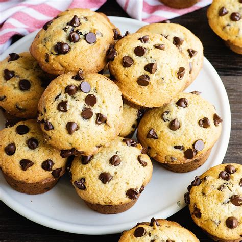 Chocolate Chip Muffins recipe and video | Ashlee Marie - real fun with real food