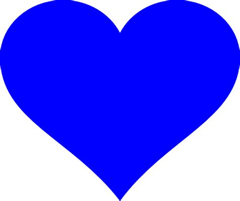 Blue Heart Clip Art at Clker.com - vector clip art online, royalty free & public domain