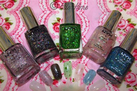 Princessly Polished: Nyx Girls Nail Polish ~ Glitter Swatches