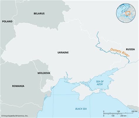 Dnieper River Map