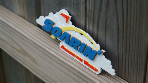 Soarin' Around the World Sign | Etsy