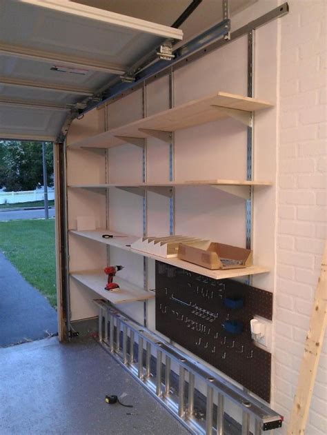 Wall Mounted Garage Shelving | Garage wall shelving, Garage wall ...