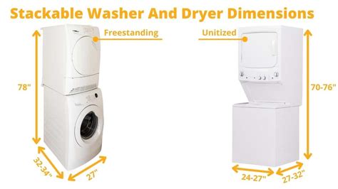 Washer And Dryer Dimensions: A Complete Size Guide – dimensionofstuff.com