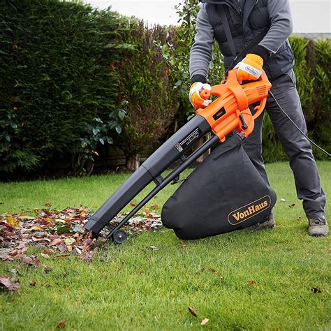 Vonhaus 2600W 3-in-1 Leaf Blower, Vacuum, & Mulcher for 220/240 Volts