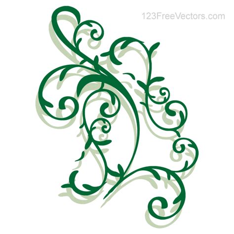 Vector Floral Ornament by 123freevectors on DeviantArt