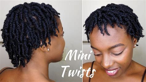 Mini Twists Natural Hair Twist Styles For Short Hair - Luanetg