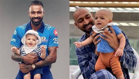 Hardik Pandya's Son, Agastya Enjoys A Stroller Ride With His 'Papa' And ...