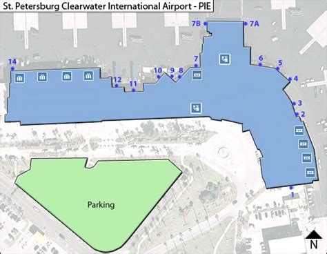 St Petersburg - Clearwater Airport Map | PIE Terminal Guide