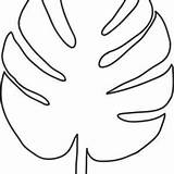 Palm Leaf Coloring Page Printable sketch template