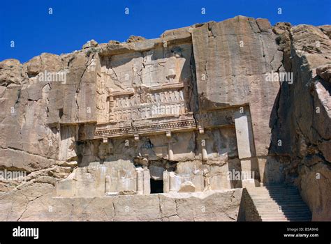 Tomb Persepolis UNESCO World Heritage Site Iran Middle East Stock Photo - Alamy