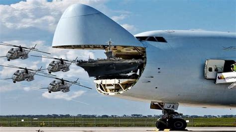 Amazing arrival of the World's Largest Military Transport Plane | Stealth aircraft, Military ...