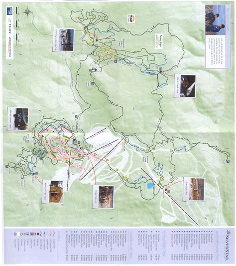 Silver Star Mountain Resort Nordic Ski Trail Map • mappery