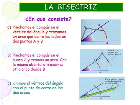 La Quinta Marcha: Tema 9 Mates: Bisectriz de un segmento y Mediatriz de ...