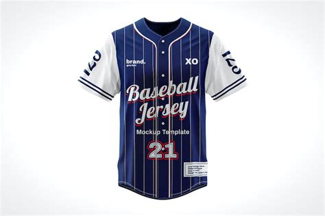 Baseball Jersey Mockup Template, Product Mockups ft. graphic & game ...