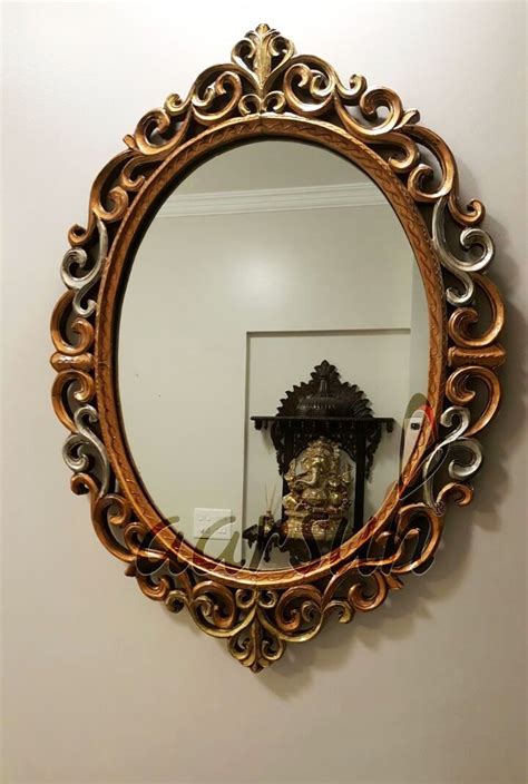 Handcrafted Mirror Frame Premium Quality FRM-0006 | Mirror frames, Wooden mirror frame, Mirror