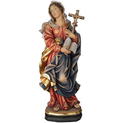 St. Catherine of Genoa, Female saints, wood carving, 60 cm, Colored ...