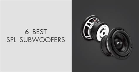 6 Best SPL Subwoofers in 2025: New Models & Current Prices