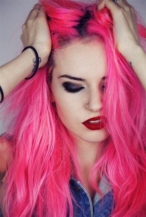 Colorful hair! | Hot pink hair, Hair color pink, Pink hair