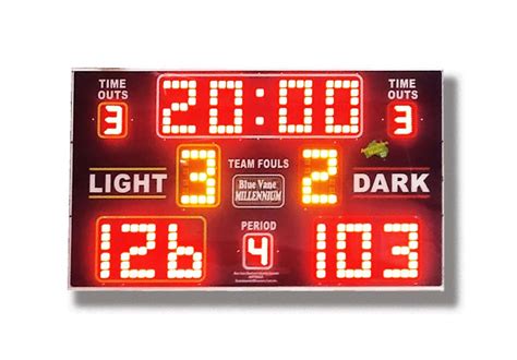 Basketball Scoreboards Australia | Blue Vane Scoreboards