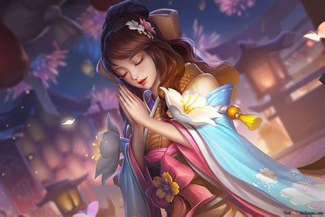 Guinevere 'Sakura' Wishes - Mobile Legends (ML) 4K wallpaper download